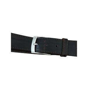 Gigidue Men's Black Genuine Leather Adjustable Buckle Belt Size 38